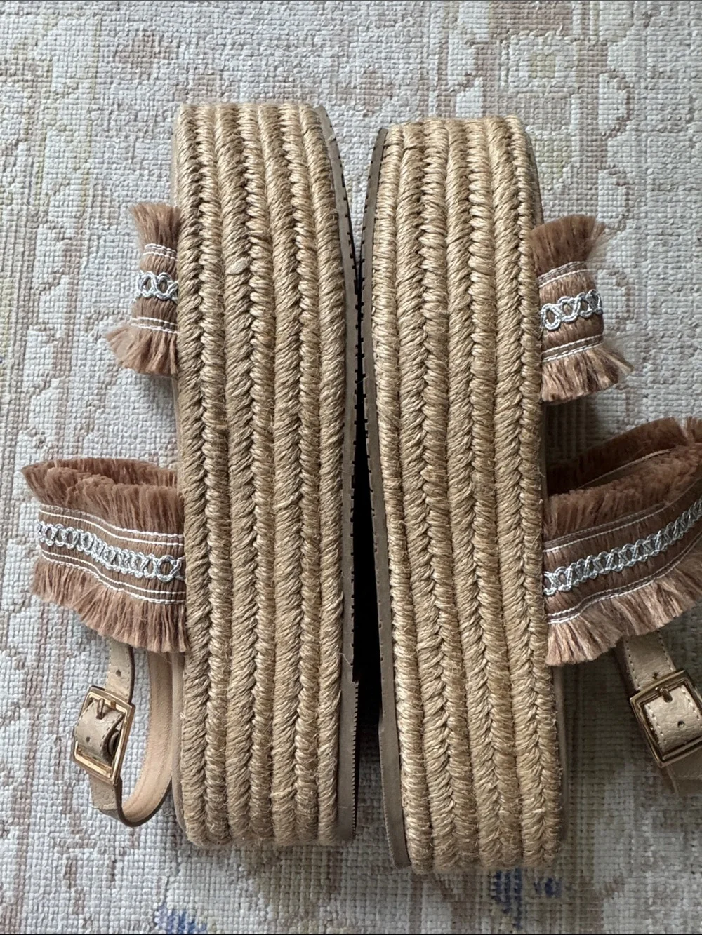 Anthropologie Kaanas Fiji Platform Sandals Size 8